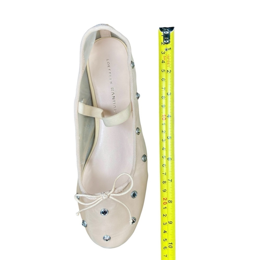 Loeffler Randall Leoni Crystal Ballet Flats Size 7.5​​​​ - Picture 7 of 8